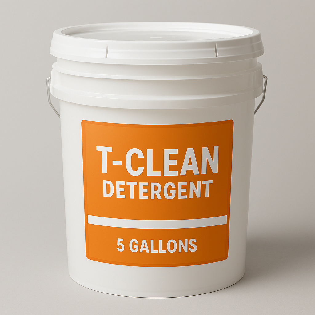 5 gallon laundry bucket: T-Clean Detergent