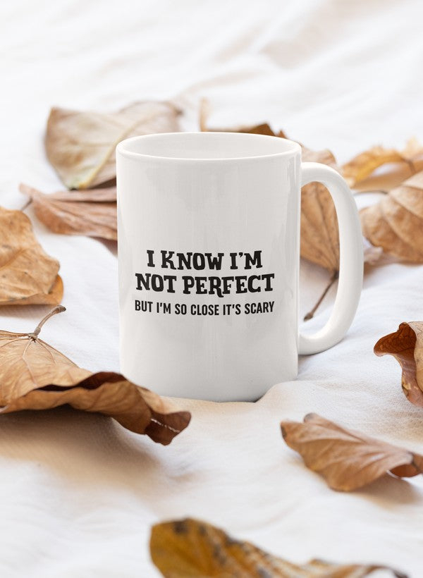 I Know I'm Not Perfect  Mug